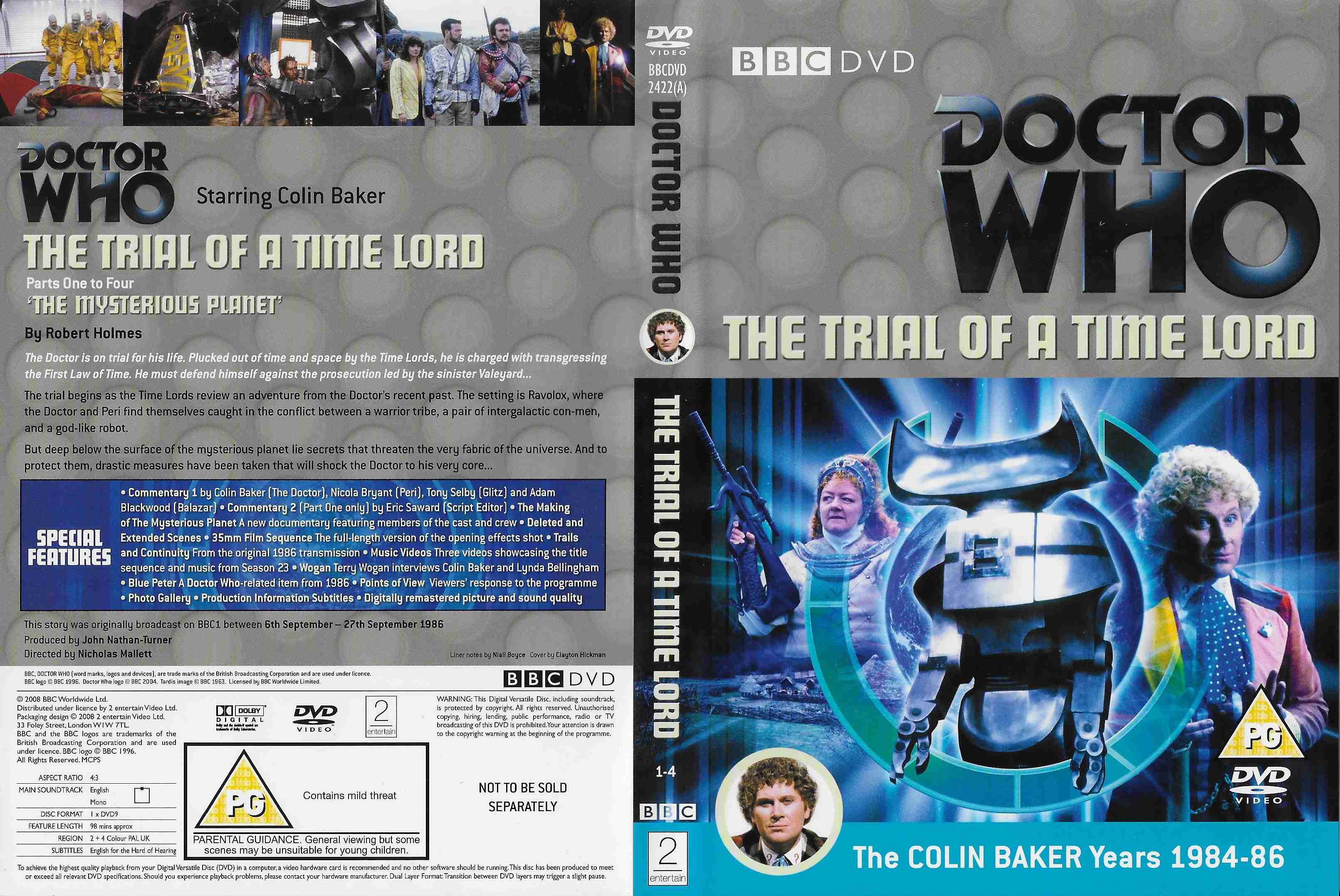 Back cover of BBCDVD 2422A